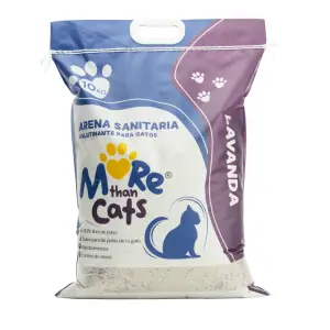 Arena para gatos aroma lavanda