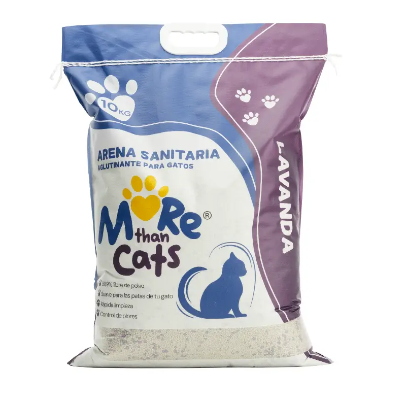Arena para gatos aroma lavanda