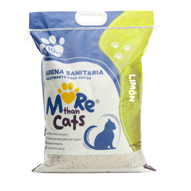 Arena para gatos aroma Limon