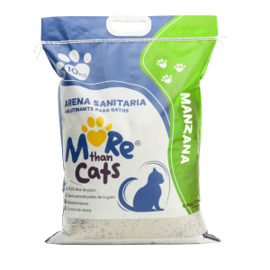 Arena para gatos aroma Manzana